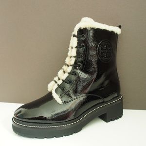 Tory Burch Miller Black Lug Sole S 7.5 8 8.5 9 9.5